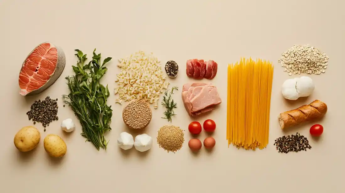 კეტო დიეტა ,ფოტოზე გამოსახულია პროდუქტები კეტო დიეტისას